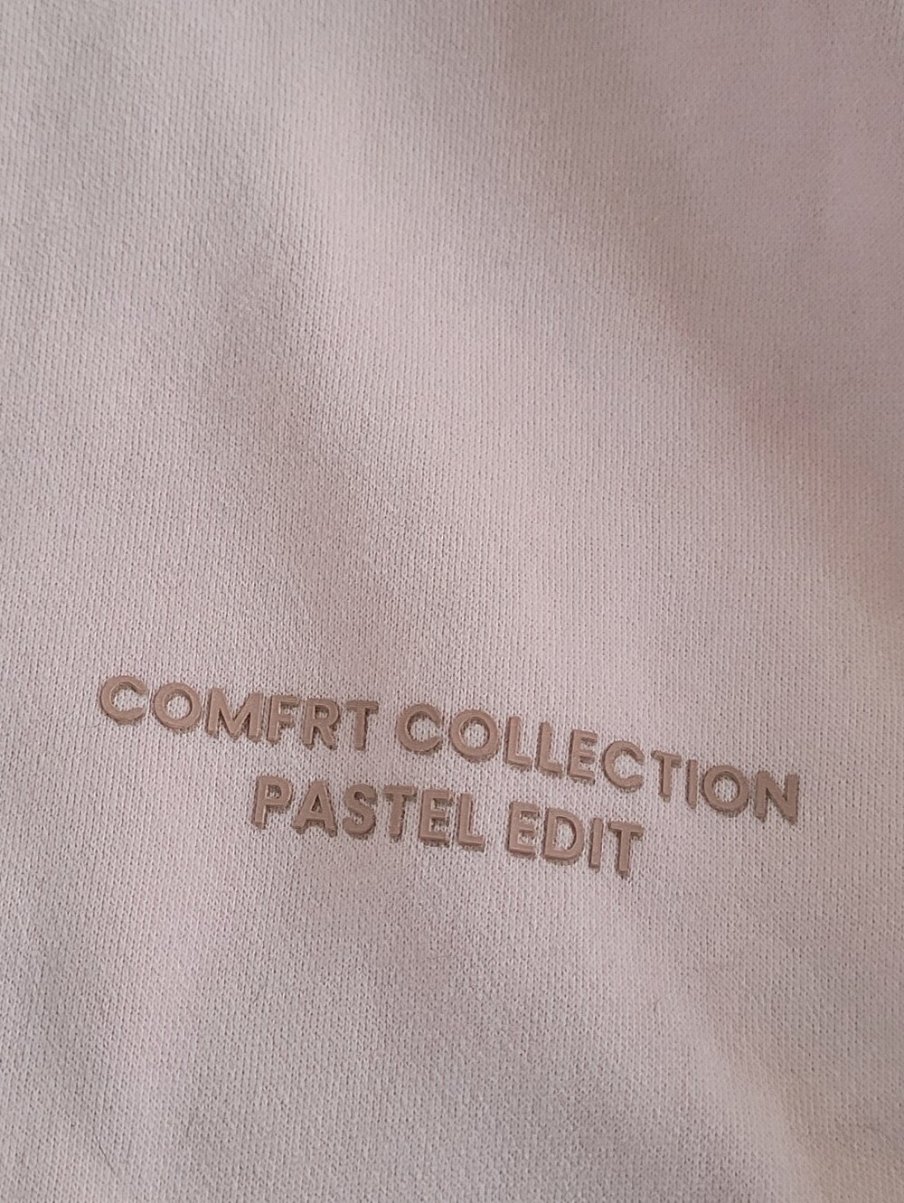 COMFRT COLLECTION PASTEL EDIT HOODIE SWEATSHIRT LIGHT PINK - Picture 5 of 9